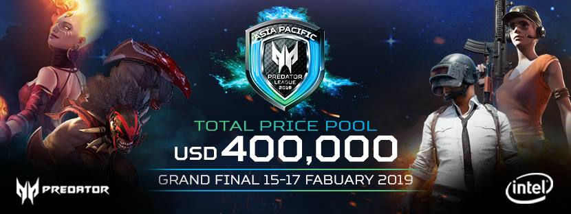 เอเซอร์ ประกาศความพร้อมเป็นเจ้าภาพ Asia Pacific Predator League 2019 การแข่งขันอีสปอร์ตทัวร์นาเมนต์ระดับภูมิภาคเอเชียแปซิฟิก