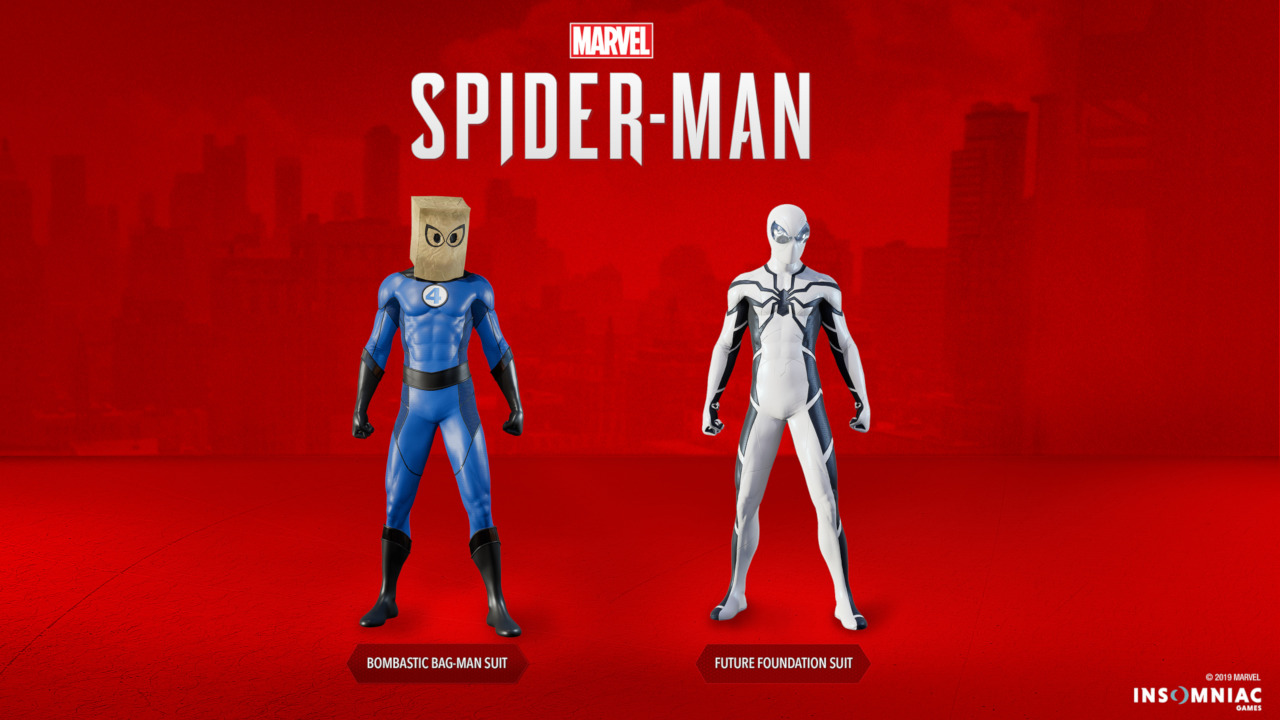 Marvel’s Spider-Man อัปเดทชุด Bombastic Bag-Man และ Future Foundation ฟรี!