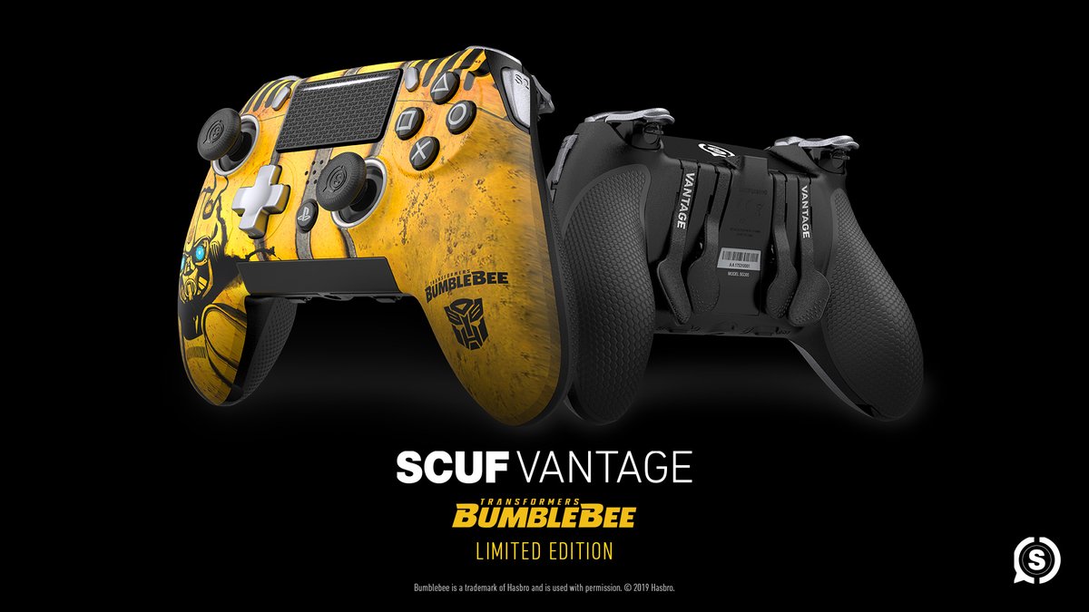 SCUF VANTAGE BumbleBee จอย PS4 ตัวเทพลายหุ่นเหลือง